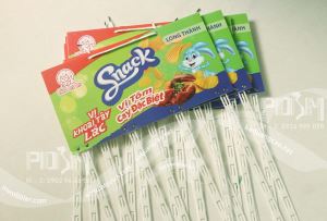 Hanger dây nhựa treo sản phẩm snack