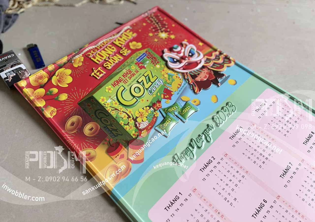 In Poster nhựa 2023 treo cửa hàng thuốc