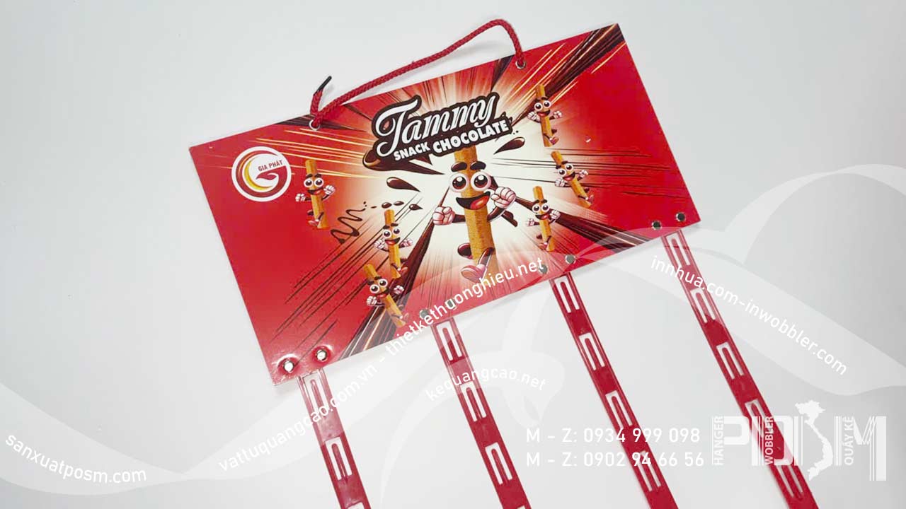 Hanger dây nhựa treo Snack Chocolate Tammy hút mắt