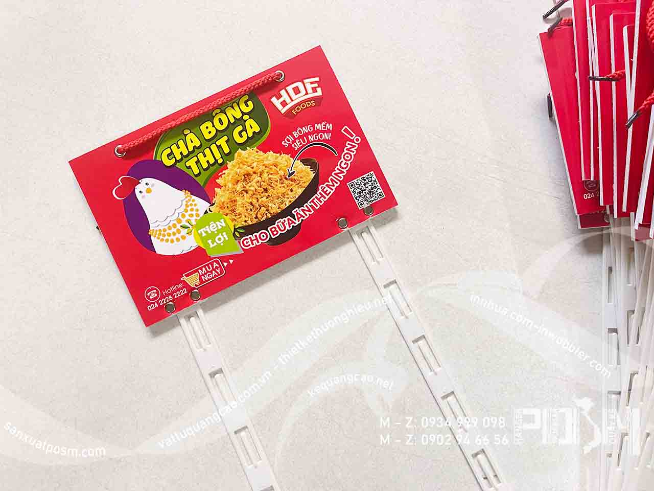 Hanger dây nhựa treo Chà Bông Gà Tết 2026