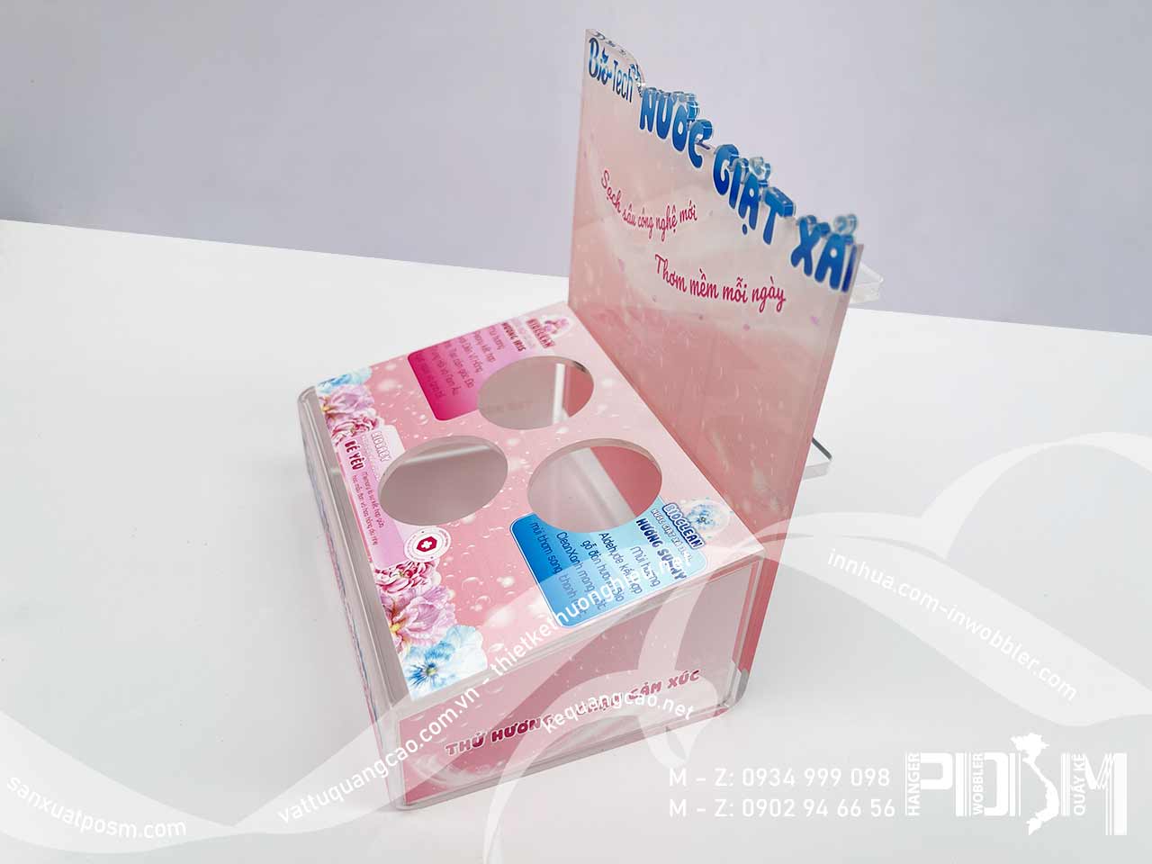 Khay mica tester mẫu thử Nước Giặt Xả.